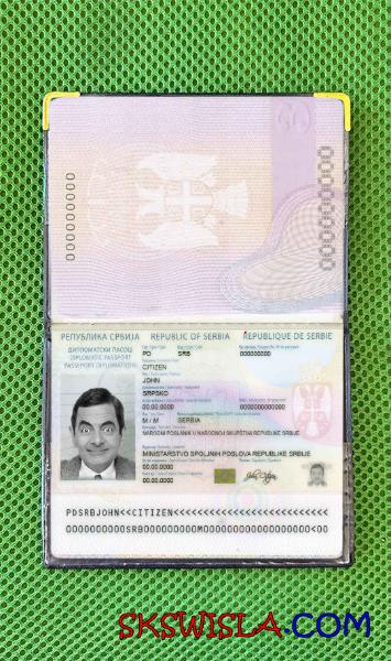 Serbia paszport (2016-obecnie) wygląd zdjęcia pliki PSD, skan i fotografowany obraz